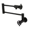 Kingston Brass Wall Mount Pot Filler Faucet, Matte Black KS4100CG - alternate 1