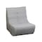 Deko Living 5 Piece Gray Outdoor Compressed Foam Loveseat Sofa Chairs and Table Set COP30019 - alternate 6