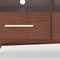 Homeroots 64in Brown Mahogany Solid Wood Open Shelving TV Stand 404259 - alternate 3