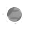 Homeroots 8' Gray And Black Round Geometric Washable Indoor Outdoor Area Rug 597639 - alternate 7