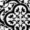 Homeroots 4" X 4" Black and White Roka Peel and Stick Removable Tiles 399935 - alternate 4