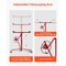 Vevor 11ft Drywall Lift 150 lbs Sheetrock Hoist Adjustable Arm Lockable Wheels Red HM5001 - alternate 8