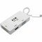 Eaton Eaton Tripp Lite Series USB-C Multiport Adapter (M/3xF) - 4K HDMI, DVI, VGA, HDCP, White U444-06N-HDV4K - alternate 1