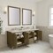 James Martin Vanities Chicago 72" Double Vanity, Walnut Whisper, w/ 3 CM Siberian Silestone Top 503-V72-WLW-3SFR - alternate 6