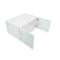 Cambridge Everest 36 in. W x 24 in. D x 18 in. H Ready to Assemble Shaker Wall Bridge Kitchen Cabinet in White SA-W361824-SW-KIT - alternate 16