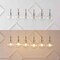 Jonathan Y Harlow 40.5" 6-Light Modern Contemporary Round Glass/Iron LED Linear Pendant, Nickel/Clear JYL1326A - alternate 7