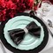 Smarty Had A Party 10" Turquoise Vintage Round Disposable Plastic Dinner Plates (120 Plates), 120PK 860TQ-CASE - alternate 7