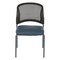 Office Star Products ProGrid Titanium & Black Visitors Chair, Straight Legs, Dillon Blue 86724R-R105 - alternate 4