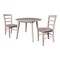 Whitewood Industries Extension Dining Tables, 45 in L, 54 in H, Parawood, 3 Piece K09-42DL-C2-2 - alternate 1