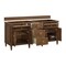 James Martin Vanities Vanity, without top, Mid-Century Walnut, 71.88 in W x 23.5 in D,  424-V72-M-WLT - alternate 8
