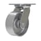 Vestil Cast Iron/Steel Swivel Caster 5 In. Diameter x 2 In. Width 1322 Lb. Capacity Silver CST-VE-5X2CI-S - alternate 1