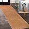 Jonathan Y Twyla Classic Solid Low-Pile Machine-Washable Terra 2 ft. x 8 ft. Runner Rug WSH300A-28 - alternate 1