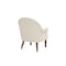 Homeroots 33" Cream And Brown Linen Arm Chair 534140 - alternate 7
