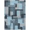 Homeroots 3' X 5' Sky Blue Denim Blue And Gray Geometric Washable Indoor Outdoor Area Rug 613235 - alternate 6
