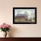 Homeroots Flower Wagon 1 Black Framed Print Wall Art 415256 - alternate 4