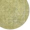 Homeroots 8' Fern Green And Sage Round Medallion Washable Indoor Outdoor Area Rug 616066 - alternate 7