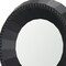 Homeroots 30" Black Solid Wood Round Accent Mirror 607304 - alternate 4