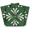 Homeroots 6" x 6" Green Vinyl Arabesque Peel And Stick Removable Tiles 569243 - alternate 6