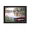 Homeroots Rowboat Pond Landscape 1 Black Framed Print Wall Art 416099 - alternate 1