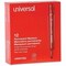 Universal Chisel Tip Permanent Marker, Broad, Red, 12PK UNV07052 - alternate 1