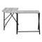 Homeroots 55" Gray and Black L Shape Computer Desk 376541 - alternate 10
