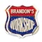 Signmission Brandon's Workshop, 4 inch X 4 inch, Vinyl Decal, 2PK SHI-D-2PACK-4-489-BRANDON - alternate 1