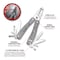 Performance Tool 13-in-1 Multi-Tool, Wire Stripper, Pliers, Screwdrivers, Knife W86506 - alternate 6
