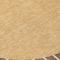 Homeroots 8' Brown And Beige Round Striped Washable Indoor Outdoor Area Rug 597153 - alternate 9