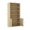 Manhattan Comfort Rivington 40in Bookcase Cabinet in Natural Oak BC006-NA - alternate 8