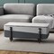 Homeroots 47" Gray White and Black Faux Marble Wood and Steel Lift Top Coffee Table 572276 - alternate 1