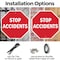 Signmission Stop Accidents, 6 Inch X 6 Inch, Plastic Sign OC-P-6-305 - alternate 6