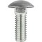 Auveco Bumper Bolt 7/16in-14 x 7/8in Stainless Steel Round Cap Head, 25PK 8626 - alternate 1