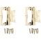 National Hardware 3-1/2'' Brass Surface-Mounted Door Hinge, 2-Count N244-806 - alternate 4