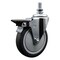 Service Caster 6 Inch Thermoplastic Rubber 12 Inch Threaded Stem Caster with Brake SCC-TS20S614-TPRB-PLB-121315 - alternate 1