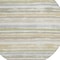 Homeroots 8' Ivory Beige And Green Round Striped Washable Indoor Outdoor Area Rug 598904 - alternate 7