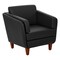Office Star Products Lounge Seating Club Chair, Black Faux Leather SL59401-U65 - alternate 1