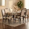 Leisuremod Madera High Back Leather Dining Chair, Wood-Look Aluminum Base MCAWNC-18PW - alternate 7