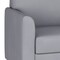 Flash Furniture HERCULES Diplomat Gray LeatherSoft Chair with Clean Line-Stitched Frame and Chrome Legs BT-827-1-GY-CHR-GG - alternate 8