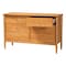 Baxton Studio Lucera Mid-Century Oak Brown Bobbin Wood 6-Drawer Dresser 257-14129-ZORO - alternate 10