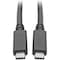Tripp Lite USB C to USB Type C Cable 3.1 Gen 1, 5 Gbps 3A Rating M/M 6ft U420-006 - alternate 1