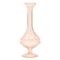 Homeroots Set of Two 9" Pink Glass Trumpet Table Vases, 2PK 632593 - alternate 5