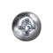 Auveco 1/4in-20 x 3/4in Phillips Pan Head Machine Screw Zinc, 100PK 15399 - alternate 2