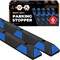 Xpose Safety Heavy Duty Rubber Block Stop 72in- Black/Blue Reflective, 6PK PBSB-6-6-X - alternate 1
