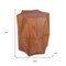 Homeroots 24" Brown Solid Wood End Table 579297 - alternate 7
