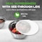 Nutrichef 10 Piece Stainless Steel Mixing Bowls with Lids Set, Dishwasher Safe, 5 Stackable Nesting Bowls and NCMBWLID - alternate 5