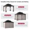 Sunjoy 12x10 Kingston Hardtop Rectangular Gazebo A10204360000 - alternate 9