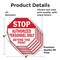 Signmission Stop Authorized Personnel Only Beyo, 4 inch X 4 inch, Vinyl Decal, 5PK OC-D-5PACK-4-179 - alternate 4