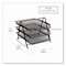 Mind Reader Tiered Metal Mesh Desk Tray Organizer, 3-Tier, Letter Size, 11.5 x 13.75 x 10, Black 3TPAPER-BLK - alternate 6