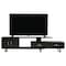 Leisuremod Avery TV Stand with MDF Cabinet and Powder Coated Steel Legs, Phantom Grey ATS69GR - alternate 10