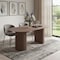 Homeroots 79" Brown Solid Wood Double Pedestal Base Oval Dining Table 720466 - alternate 3